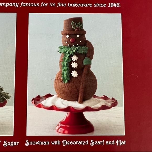 Williams Sonoma Snowman Cake Pan/Christmas Holiday Baking Mold/No Stick Aluminum - Picture 9 of 14